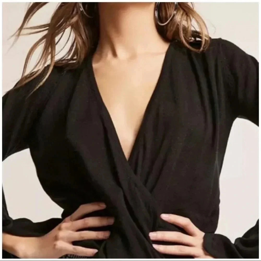 Slit Sleeve Lightweight Sweater​​​​ - Picture 2 of 4